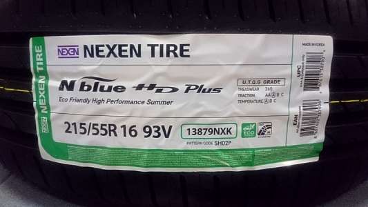 Nexen N`blue HD Plus 195/55 R16 87V